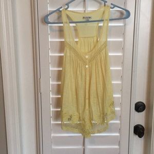 American Eagle Outfitters Tops - Boho racerback tank with crochet detail American Eagle Outfitters Tops - Boho racerback tank with crochet detail